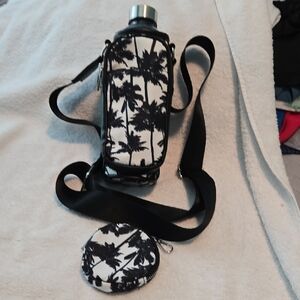 Water Bottle Carrier with Coin Pouch